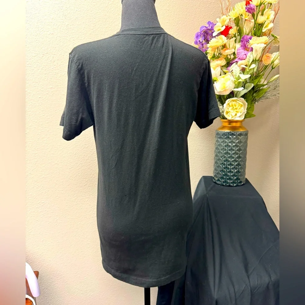 Rush Vintage Band Black and Red Cotton Short Sleeve Tee Shirt Size Small - Picture 3 of 6